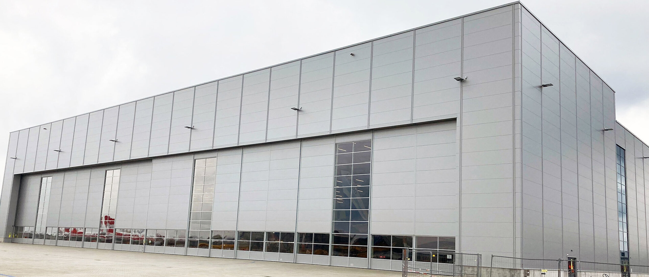 C + P Referenzen | Neue Halle für die Flugzeugwartung