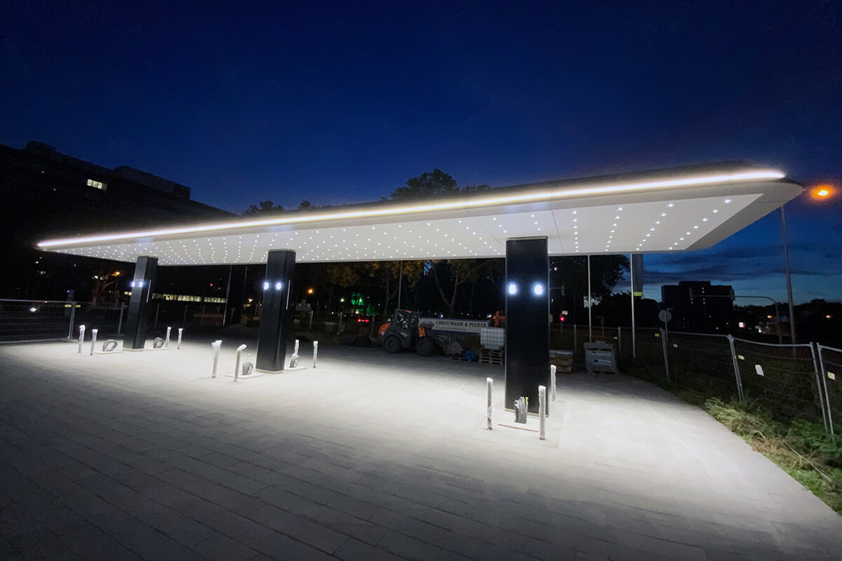 C + P Referenzen | Mercedes-Benz HPC Charging Hub