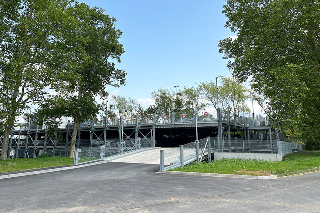 C + P Referenzen | Preflex® Parkhaus als schnelle Parkraumlösung
