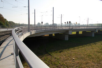 Flutbrücke Neue Messe Dresden