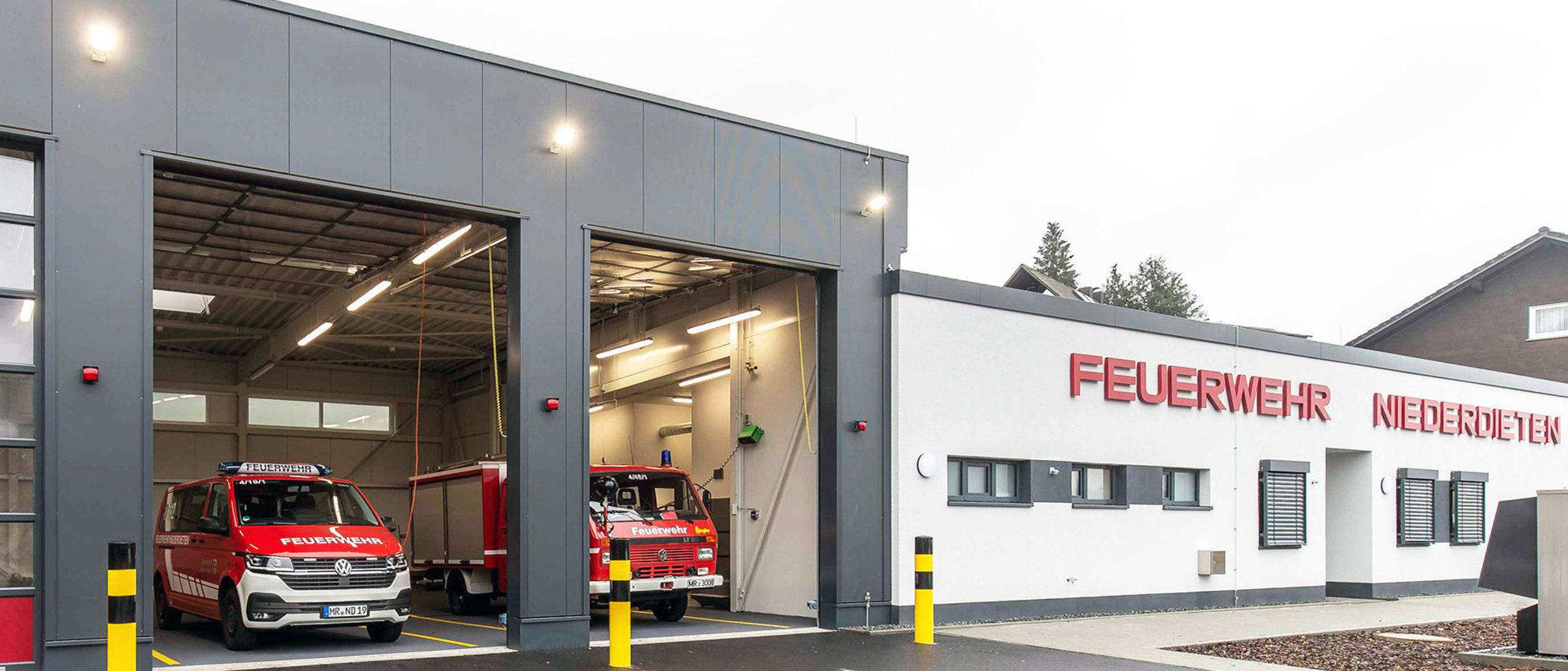 C + P Referenzen | Schlüsselfertige Feuerwehrwache