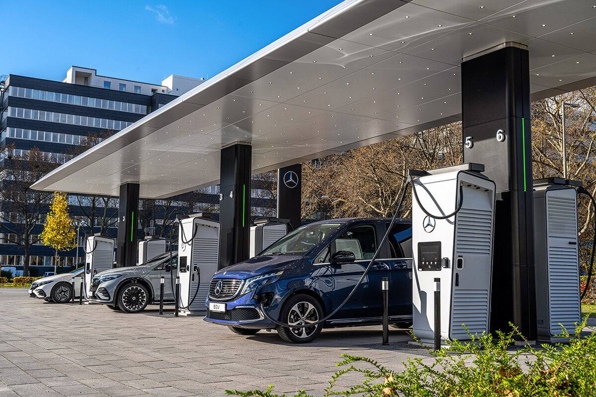 C + P Referenzen | Mercedes-Benz HPC Charging Hub