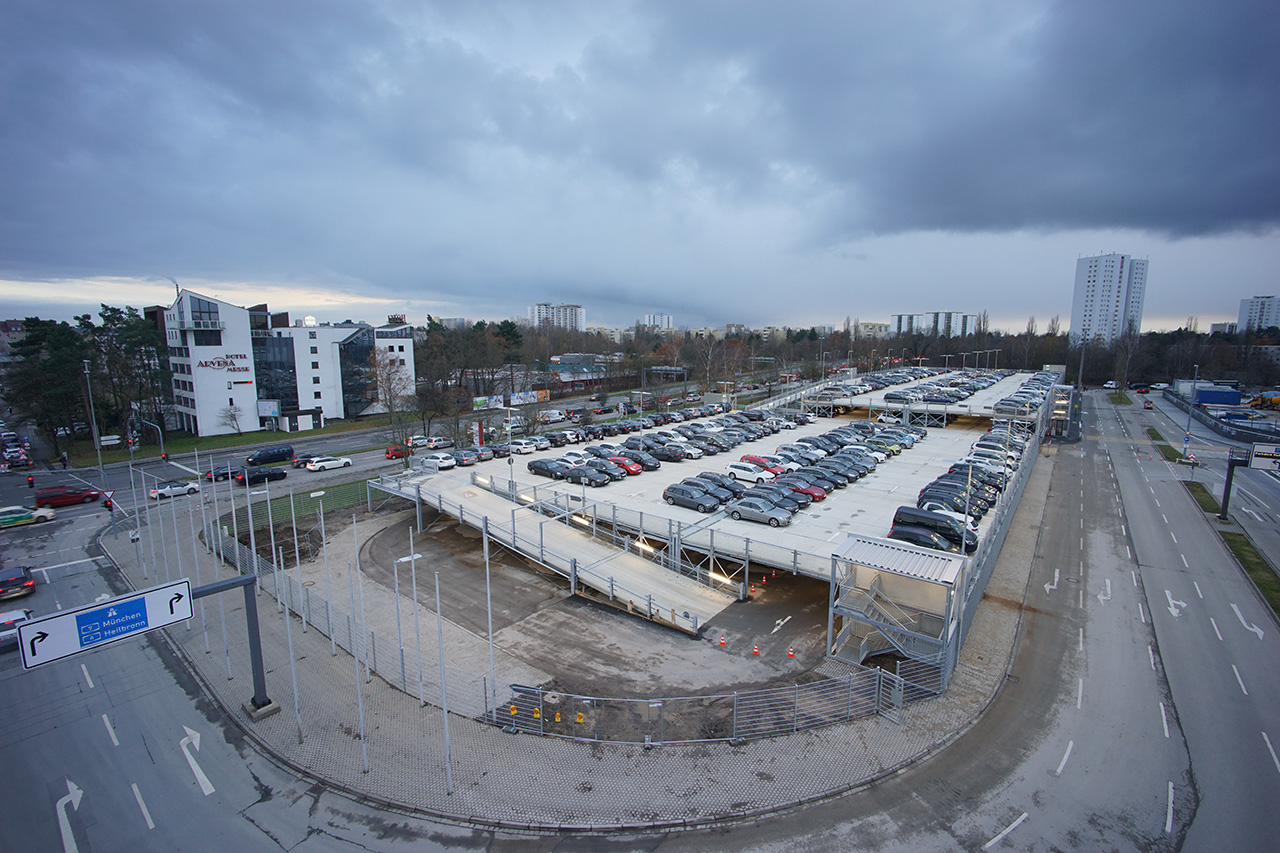 C + P Referenzen | Preflex® Parkhaus Nürnberg