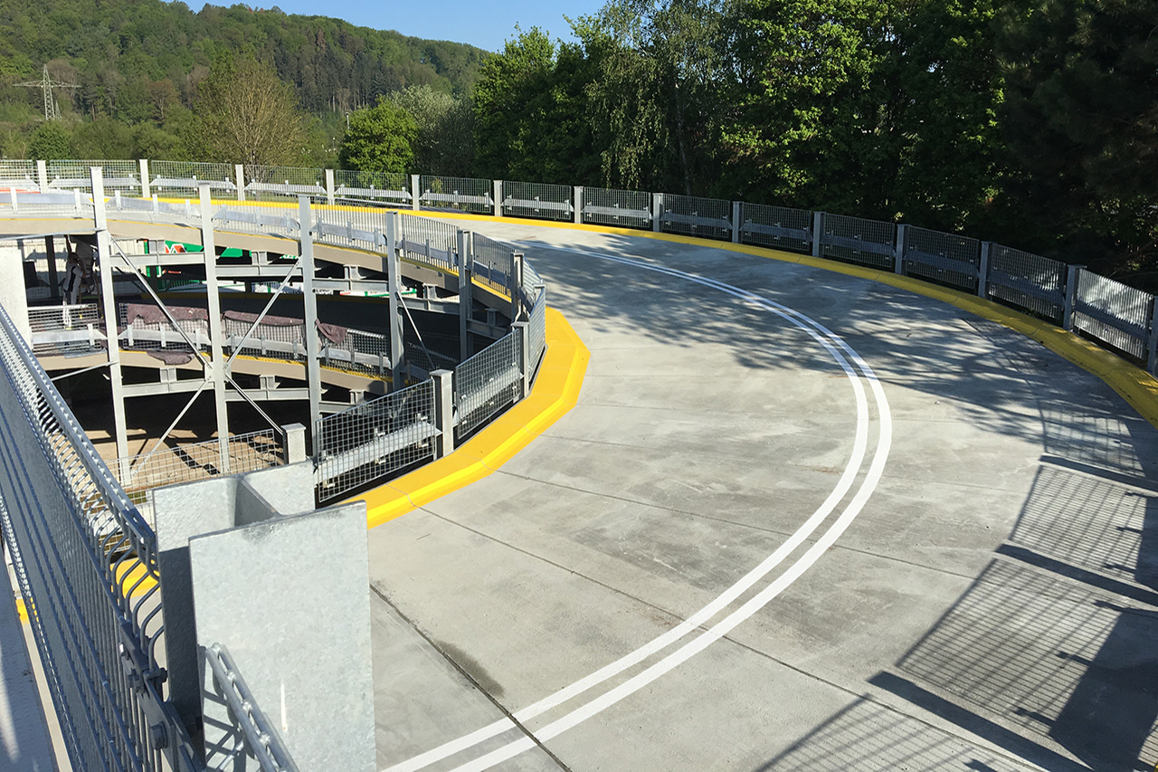 C + P Referenzen | Preflex® Parkhaus in Marburg Süd