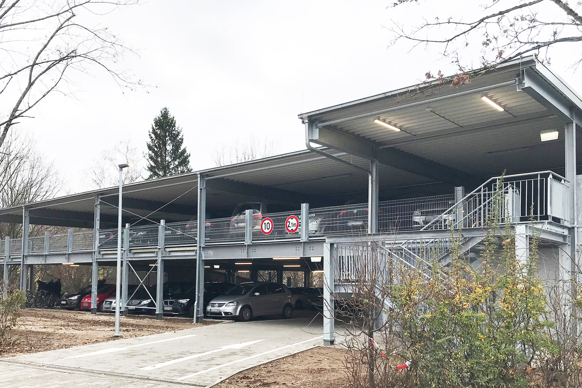 C + P Referenzen | Preflex® Parkhaus in Erlangen