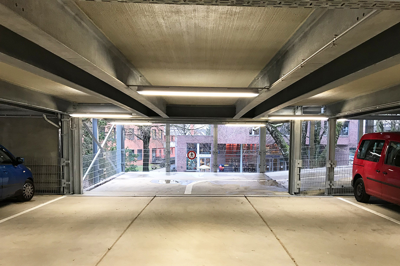 C + P Referenzen | Preflex® Parkhaus in Hamburg