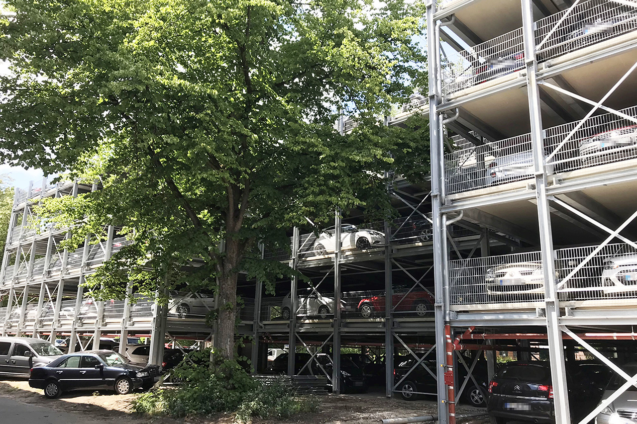 C + P Referenzen | Preflex® Parkhaus in Hamburg
