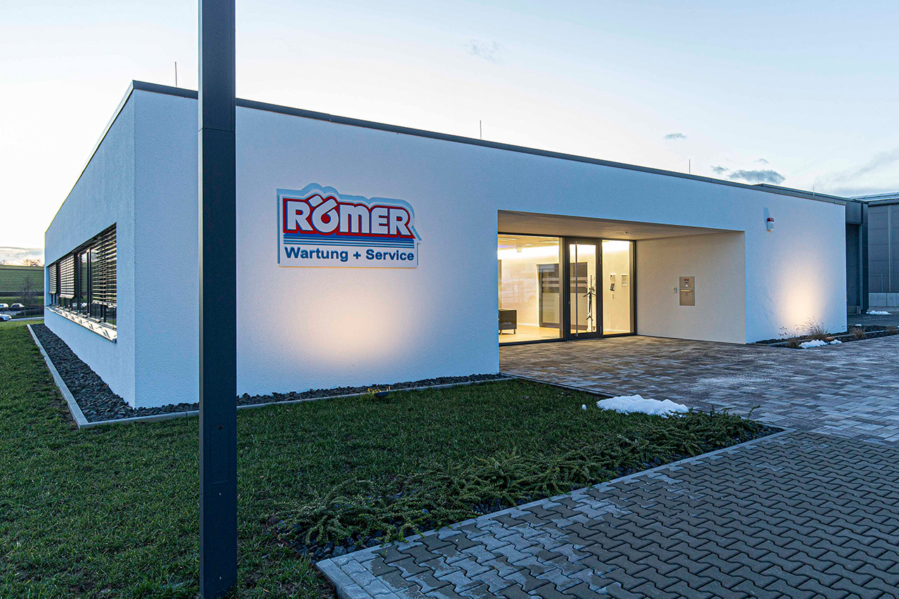 C + P Referenzen | Neubau Wartungs- und Servicezentrum