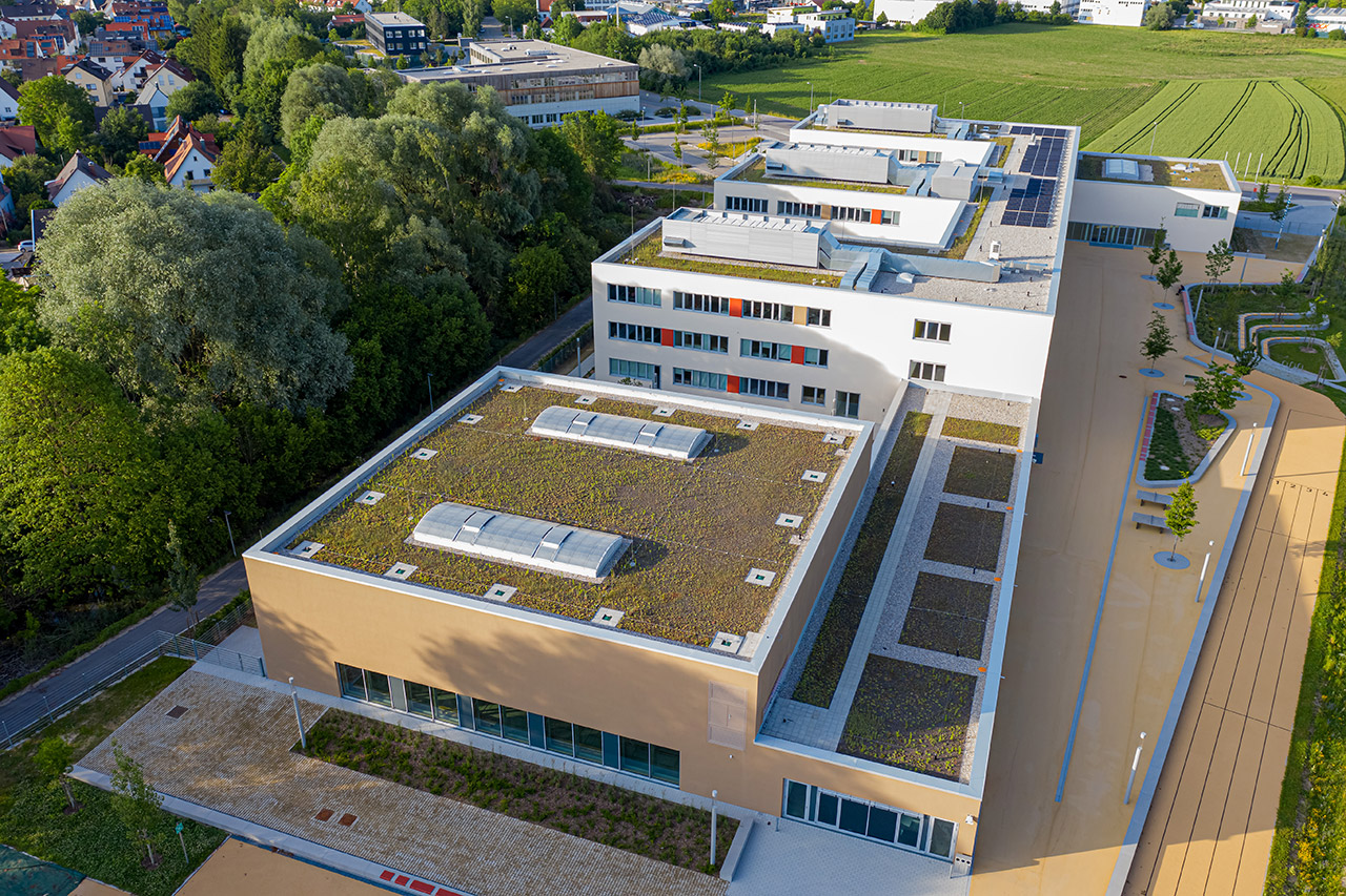 C + P Referenzen | Neue Turnhalle Realschule Freising