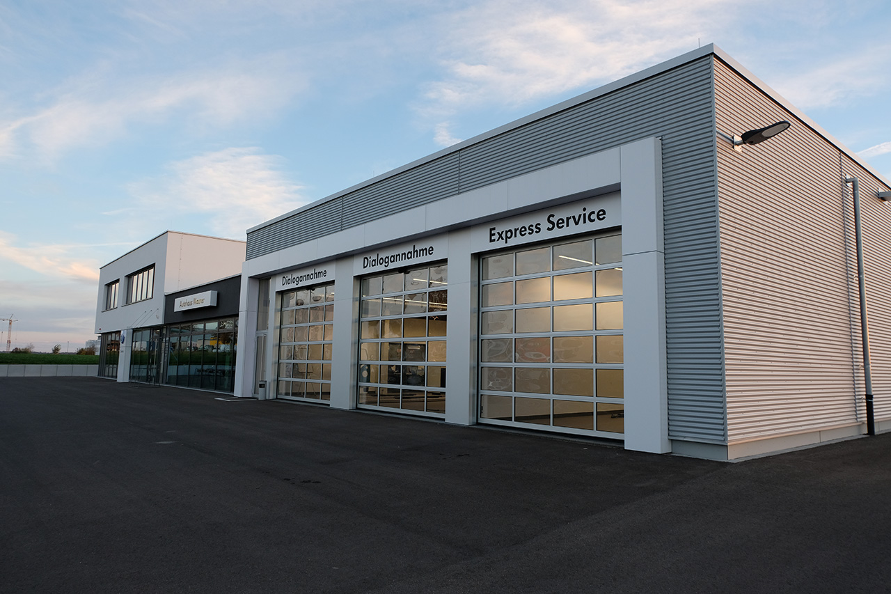 C + P Referenzen | Neubau VW-Servicezentrum