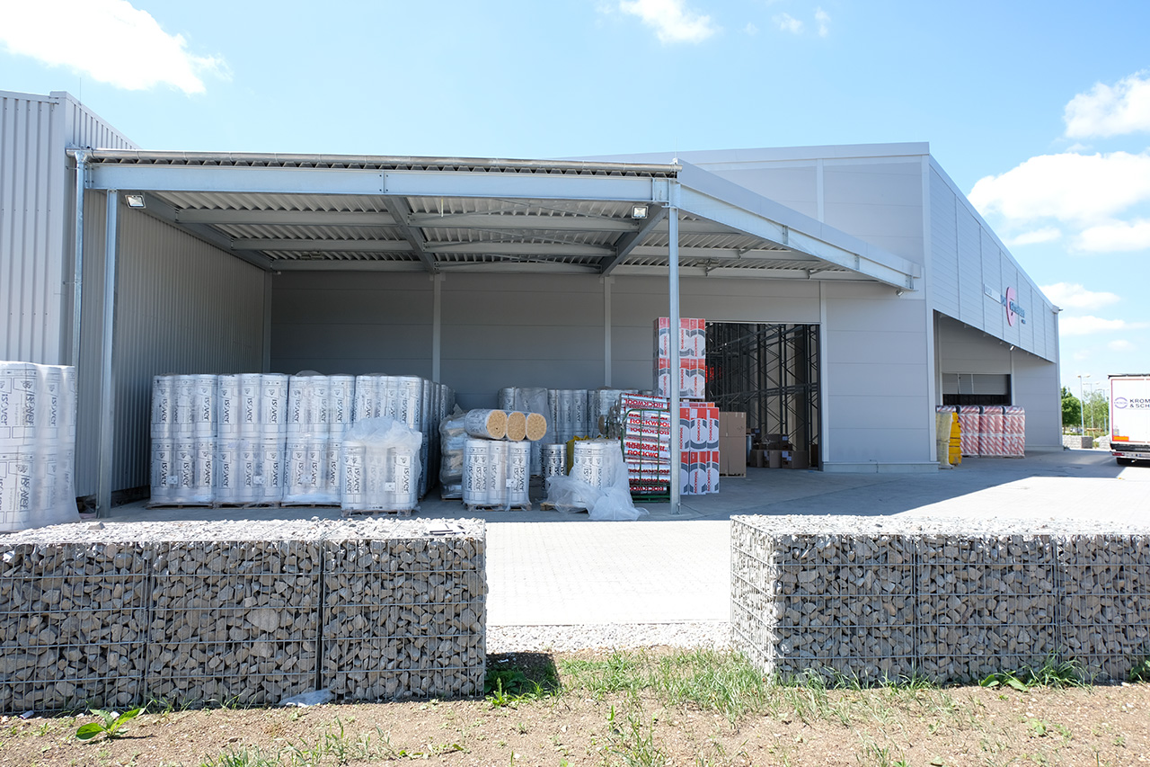 C + P Referenzen | Logistik- u. Lagerhalle inkl. Überdachung